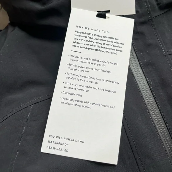 NWT! lululemon Snow Warrior Parka - Size 2 - Picture 3 of 15